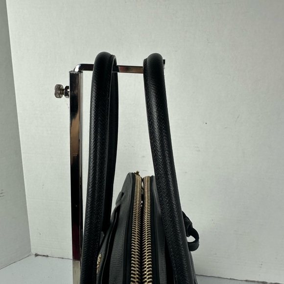 PRADA LEATHER 2-WAY GALLERIA SATCHEL BLK - Picture 8 of 16